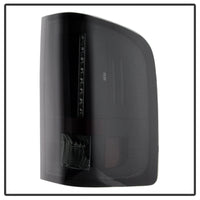 Spyder Chevy Silverado 07-13 LED Tail Lights Blk Smke ALT-YD-CS07-LED-BSM - Mammoth Racing -