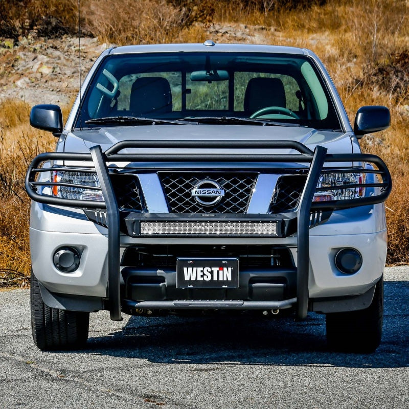 Westin 12-20 Nissan Frontier Sportsman X Grille Guard - Textured Black - Mammoth Racing -