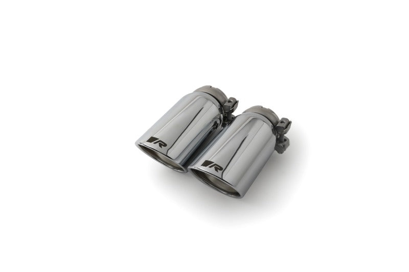 Remus Stainless Steel 84mm Angled Rolled Edge Chrome Tail Pipe Set (Pair) - Mammoth Racing -