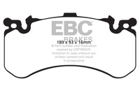 EBC 11+ Audi A8 Quattro 6.3 (Cast Iron Rotors) Yellowstuff Front Brake Pads - My Store