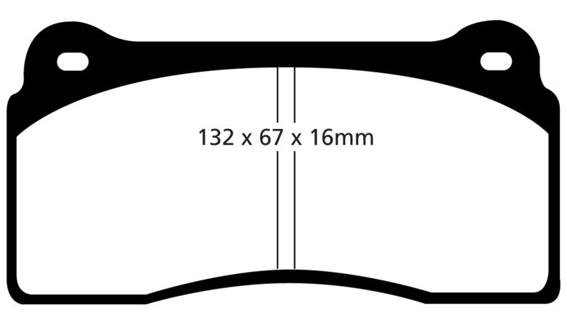 EBC 99-03 Aston Martin DB7 5.9 Redstuff Front Brake Pads - My Store