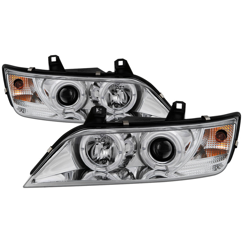 Spyder BMW Z3 96-02 Projector Headlights LED Halo Chrome High H1 Low H1 PRO-YD-BMWZ396-HL-C - Mammoth Racing -