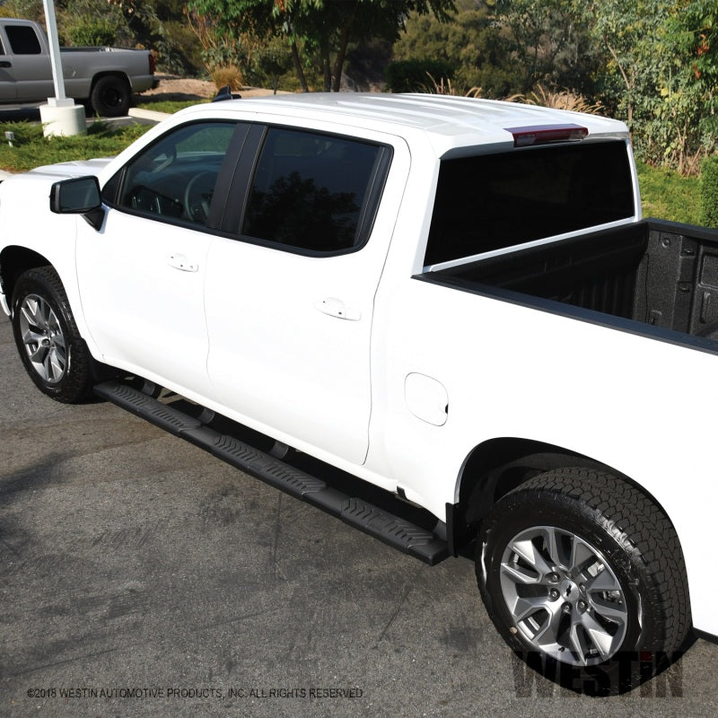 Westin 2019 Chevrolet Silverado/Sierra 1500 Crew Cab (5.5ft) R5 Modular Nerf Step Bars - Black - Mammoth Racing -