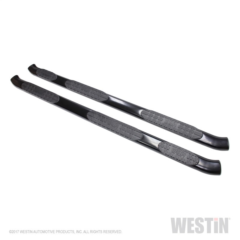 Westin 2017-2018 Ford F-250/350 SuperCab (8ft Bed) PRO TRAXX 5 WTW Oval Nerf Step Bars - Black - Mammoth Racing -