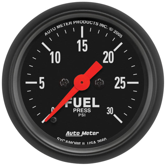 Autometer 2 1/16in 0-30 PSI Fuel Pressure Gauge Digital Stepper Motor Z Series - My Store