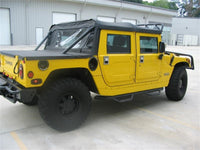 N-Fab Nerf Step 00-06 Hummer H1 SUV 4 Door - Gloss Black - W2W - 3in - Mammoth Racing -