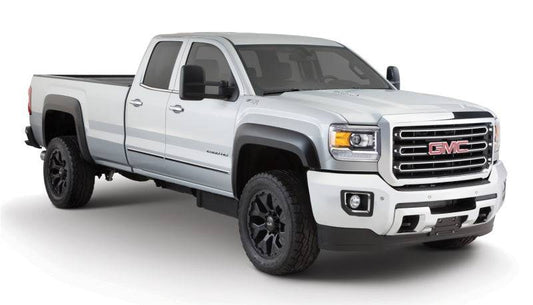 Bushwacker 20-21 GMC Sierra 2500hd Extend-A-Fender Style Flares Front 4pc - Black