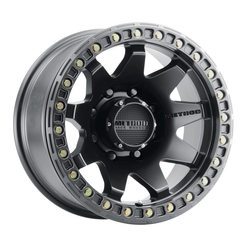 Method Mr108 17x9 -44mm Offset 8x6.5 130.81mm CB Matte Black w/BH-H24125-38 Wheel - Mammoth Racing -