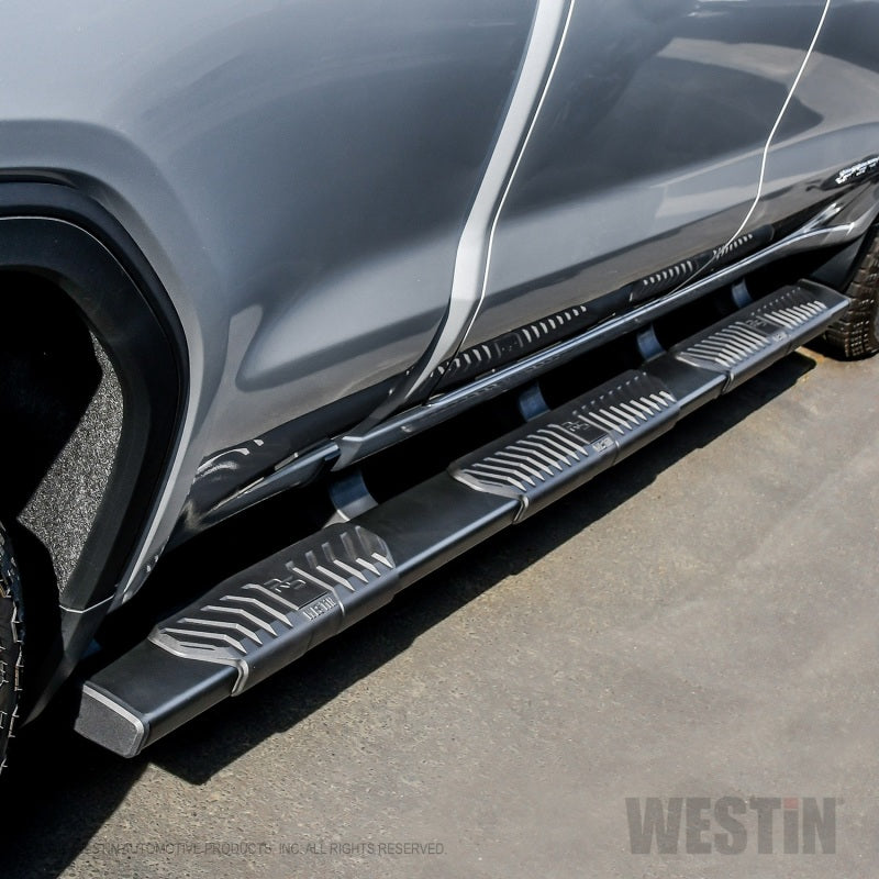 Westin 2019 Chevrolet Silverado/Sierra 1500 Crew Cab (6.5ft) R5 Modular Nerf Step Bars - Black - Mammoth Racing -