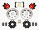 Wilwood Combination Parking Brake Rear Kit 12.19in Red Civic / Integra Disc 2.39 Hub Offset - Mammoth Racing -