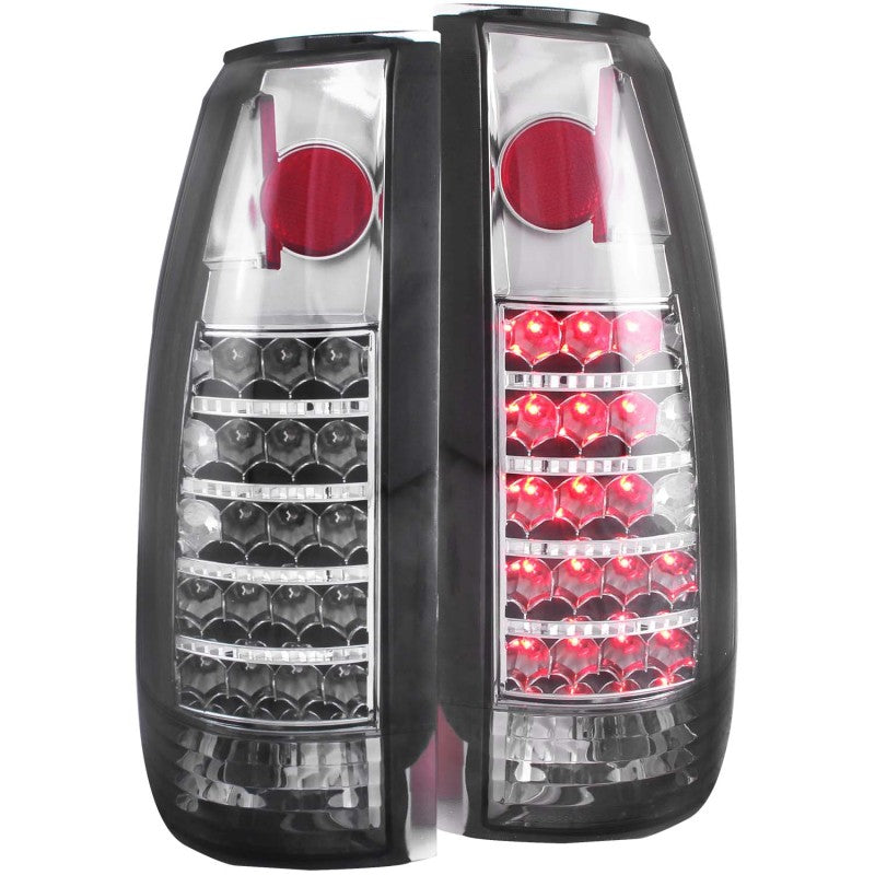 ANZO 1999-2000 Cadillac Escalade LED Taillights Smoke - Mammoth Racing -