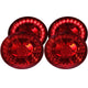 ANZO 2005-2010 Chevrolet Corvette LED Taillights Red 4pc - Mammoth Racing -