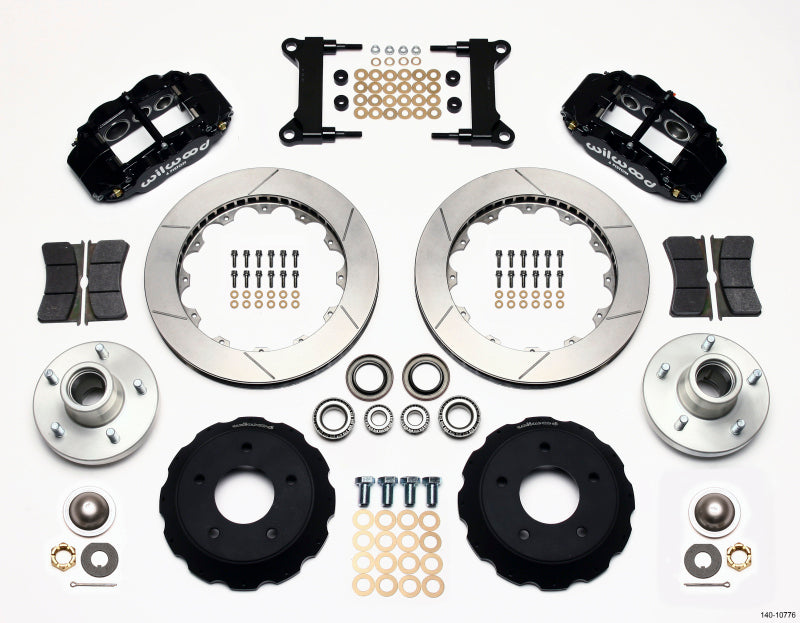 Wilwood Narrow Superlite 6R Front Hub Kit 14.00in Chevy C-10 60-87 CPP Drop Spindle - Mammoth Racing -