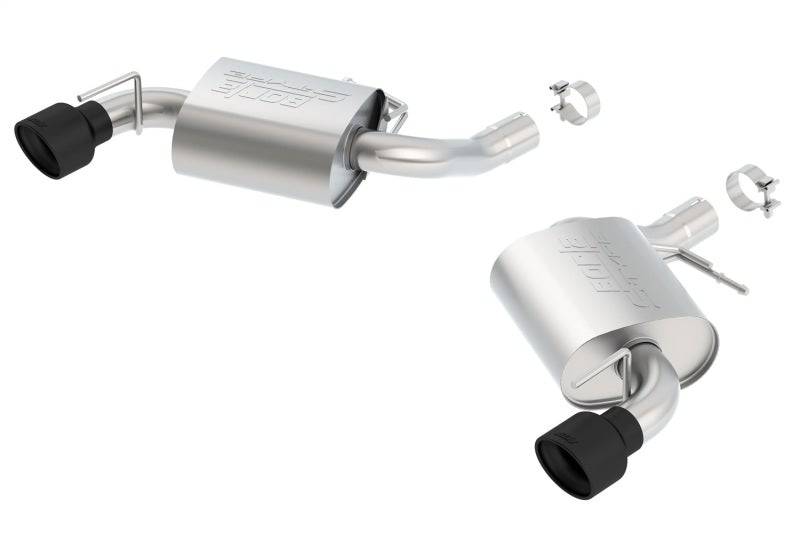Borla 2016-2018 Chevrolet Camaro SS AT/MT RWD Ceramic Black S-Type Exhaust (w/o NPP) - Mammoth Racing -
