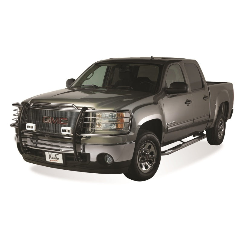 Westin 1999-2013 Chevy Silverado 1500 Crew Cab Signature 3 Nerf Step Bars - Chrome - Mammoth Racing -