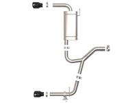 aFe MACHForce XP Exhausts Axle-Back 15-21 BMW X1 2.0L (t) (SS w/Black Tips) - My Store
