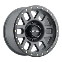 Method Mr309 Grid 18x9 +18mm Offset 8x170 130.81mm CB Titanium/Black Street Loc Wheel - Mammoth Racing -