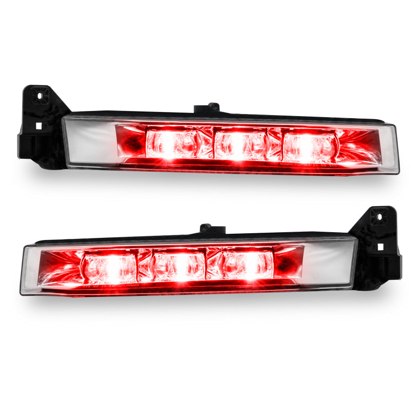 Oracle 15-21 Dodge Charger RGB+W Linear Fog Light Upgrade Kit - ColorSHIFT+W - Mammoth Racing -