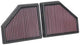 K&N 16-19 BMW 750i L6-4.4l F/I Replacement Drop In Air Filter - Mammoth Racing -