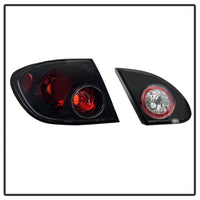 Spyder Toyota Corolla 03-08 Euro Style Tail Lights Black ALT-YD-TC03-BK - Mammoth Racing -