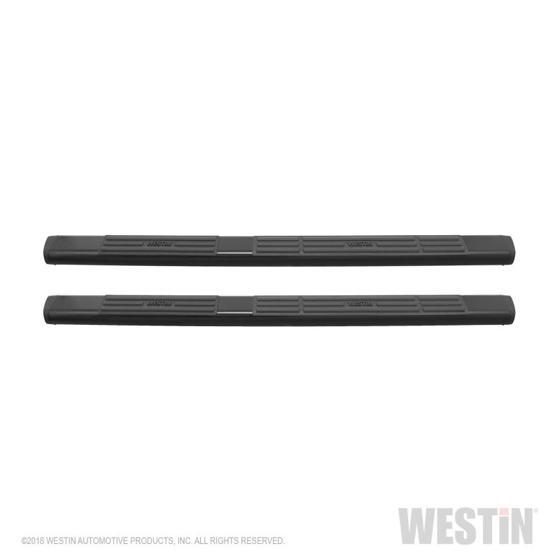 Westin Premier 6 in Oval Side Bar - Mild Steel 75 in - Black - Mammoth Racing -