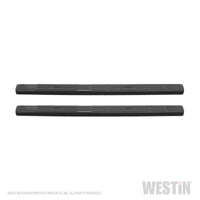 Westin Premier 6 in Oval Side Bar - Mild Steel 75 in - Black - Mammoth Racing -