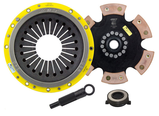 ACT 1991 Porsche 911 XT/Race Rigid 6 Pad Clutch Kit - My Store