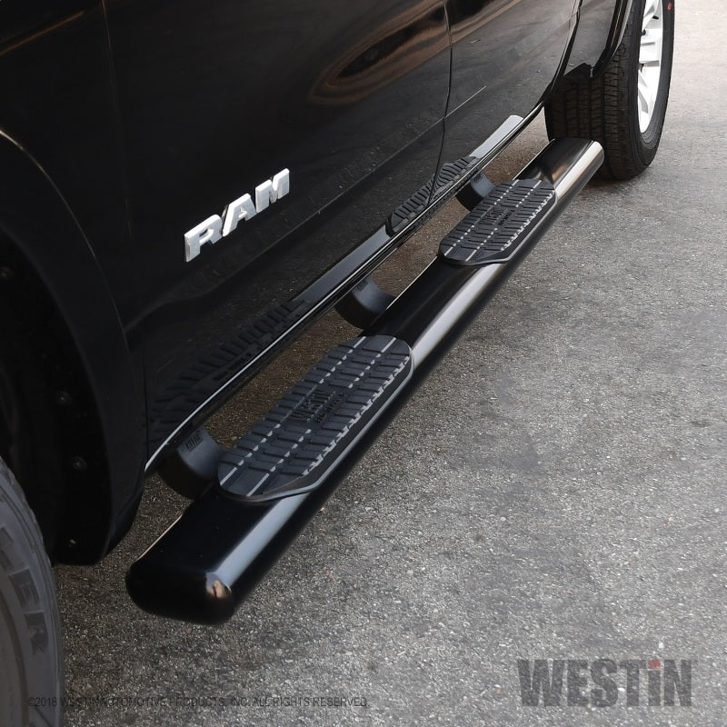 Westin 19-21 Ram 1500 Crew Cab PRO TRAXX 6 Oval Nerf Step Bars - Black - Mammoth Racing -