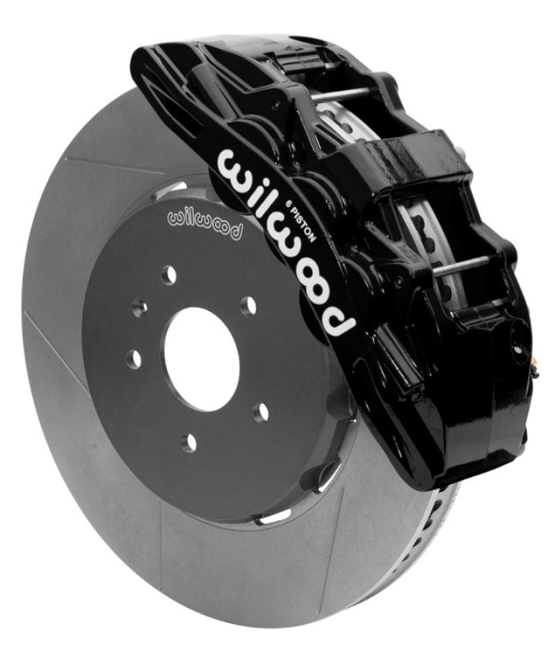 Wilwood Sx6r Front Brake Kit 15in Slotted Black w/ Lines 14+ Chevy Corvette C7 - My Store