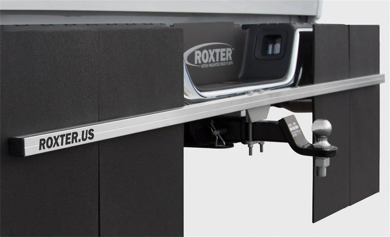 Access Roxter Universal Fit Pickups/SUVS 80in Wide Smooth Mill Finish Hitch Mounted Mud Flaps - My Store