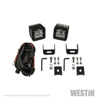 Westin Compact LED 5W 3.2 inch x 3 inch (Set of 2) - Black - Mammoth Racing -
