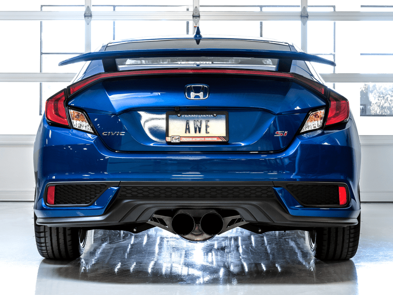 AWE Tuning 17+ Honda Civic SI 1.5L / Type R 2.0L Turbo Triple-to-Dual Tip Conversion Kit - My Store