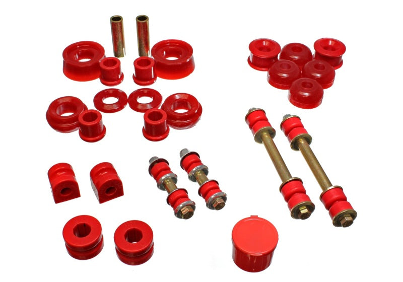 Energy Suspension 00-05 Dodge Neon FWD Red Hyper-flex Master Bushing Set - Mammoth Racing -