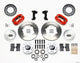 Wilwood Forged Dynalite Front Kit 11.00in Red 74-80 Pinto/Mustang II Disc Spindle only - Mammoth Racing -