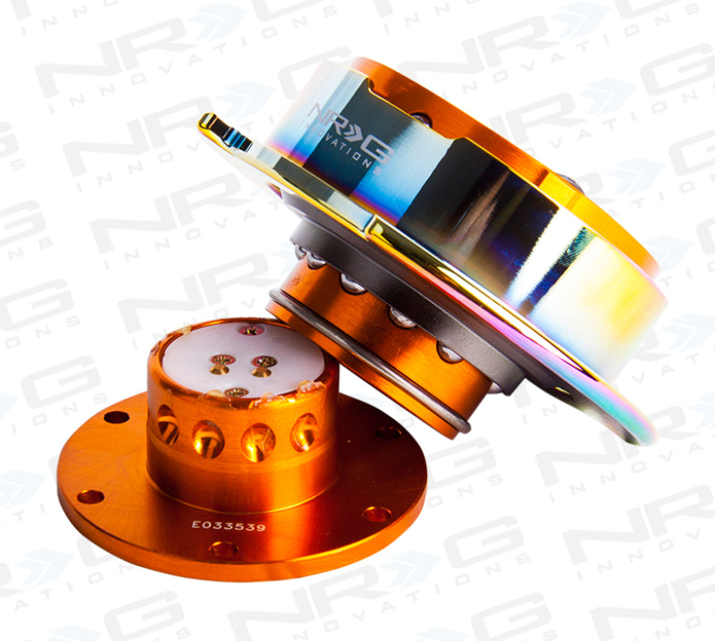 NRG Quick Release Gen 2.5 - Rose Gold Body / Neochrome Ring - My Store