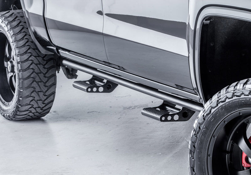 N-Fab RKR Rails 14-17 Chevy-GMC 1500 Crew Cab - Tex. Black - 1.75in - Mammoth Racing -
