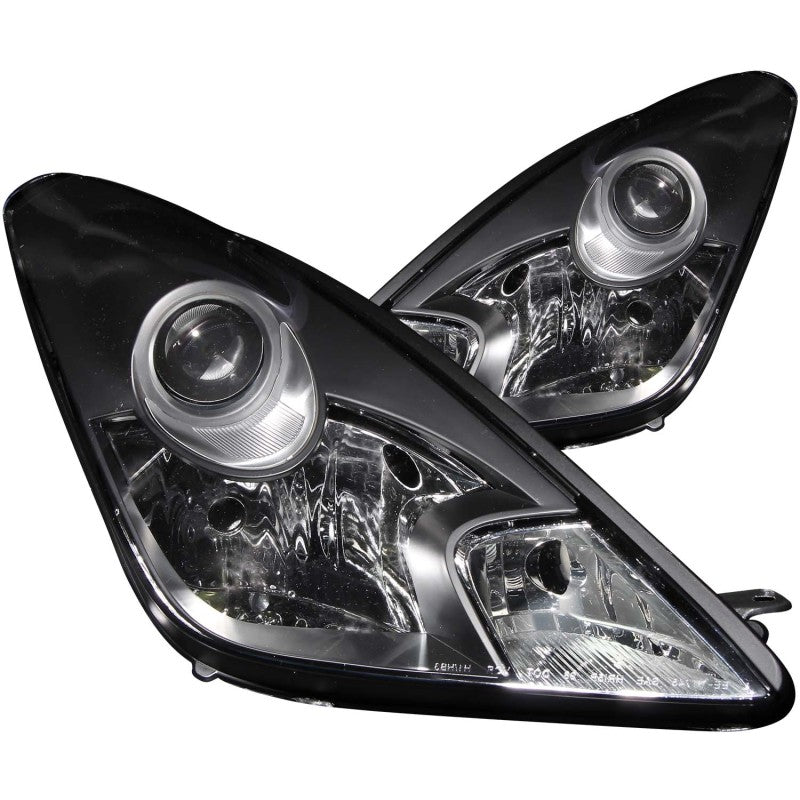 ANZO 2000-2005 Toyota Celica Crystal Headlights Black - Mammoth Racing -