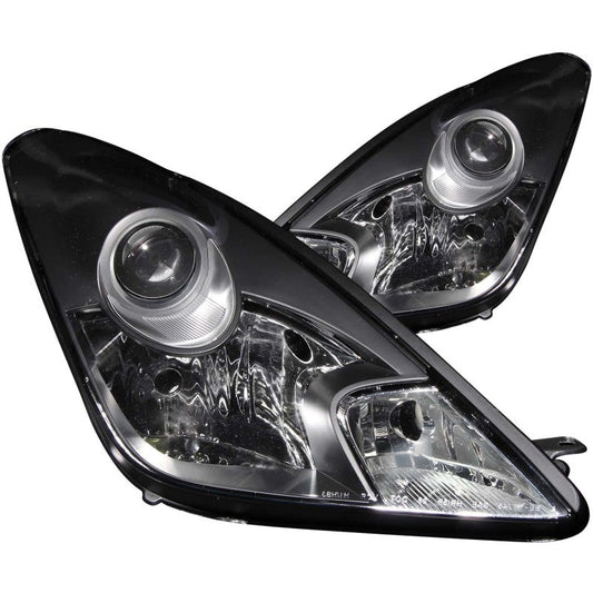 ANZO 2000-2005 Toyota Celica Crystal Headlights Black - Mammoth Racing -