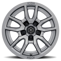 Icon Vector 5 17x8.5 5x150 25mm Offset 5.75in BS 110.1mm Bore Titanium Wheel - Mammoth Racing -