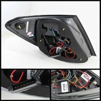 Spyder Mercedes Benz W204 C-Class 08-11 LED Tail Lights Incandescent - Smke ALT-YD-MBZC08-LED-SM - Mammoth Racing -