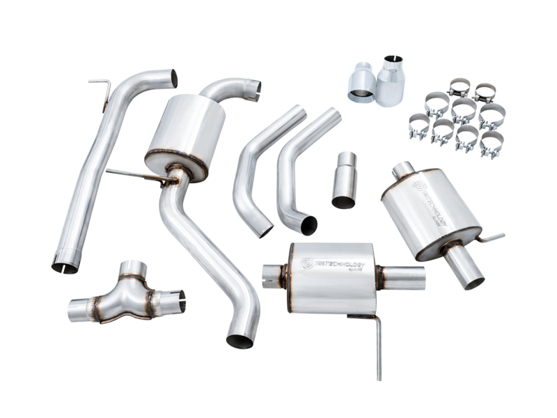 AWE Tuning 18-21 Volkswagen Jetta GLI Mk7 Touring Exhaust - Chrome Silver Tips (Fits High-Flow DP) - Mammoth Racing -