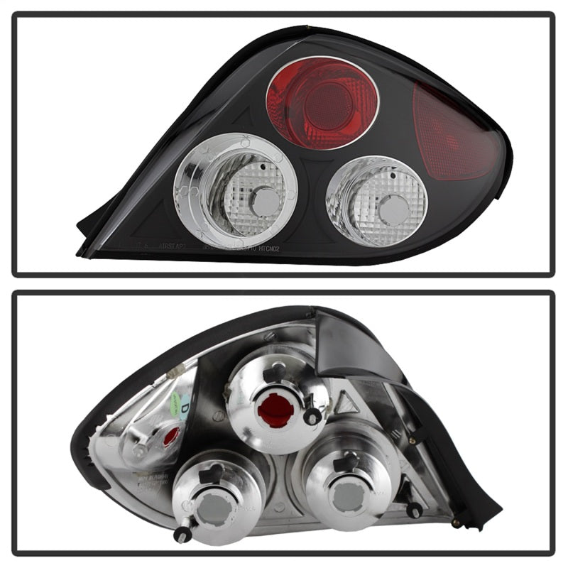 Spyder Hyundai Tiburon 03-05 Euro Style Tail Lights Black ALT-YD-HYT03-BK - Mammoth Racing -