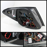 Spyder Mercedes Benz W204 C-Class 08-11 LED Tail Lights Incandescent - Smke ALT-YD-MBZC08-LED-SM - Mammoth Racing -