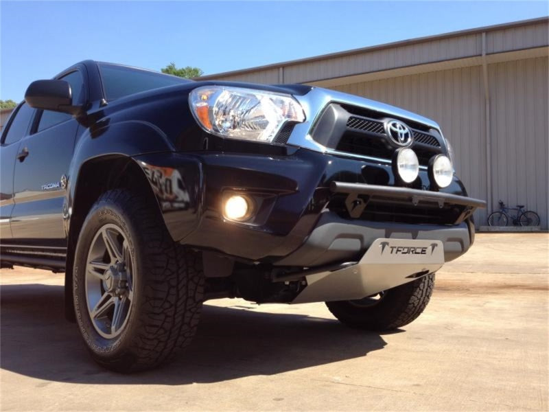 N-Fab Light Bar 12-15 Toyota Tacoma - Gloss Black - Light Tabs w/o License Plate Tabs - Mammoth Racing -