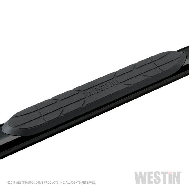 Westin Premier 4 Oval Nerf Step Bars 75 in - Black - Mammoth Racing -