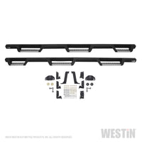 Westin/HDX 99-16 Ford F-250/350 Crew Cab (6.75ft Bed) Stainless Drop Nerf Step Bars - Textured Black - Mammoth Racing -