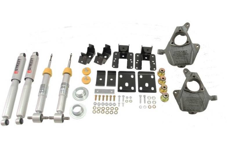 Belltech Lowering KIT 14 Chev/GM Silverado/Sierra All Cabs 2WD 3in to 4in Front/7in Rear with Shocks - Mammoth Racing -