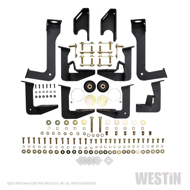Westin 19-20 Ram 2500/3500 HDX Stainless Drop W2W Nerf Step Bars - Textured Black - Mammoth Racing -