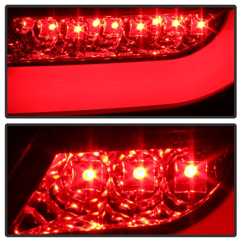 Spyder Pontiac Grand Prix 04-08 Light Bar LED Tail Light Black ALT-YD-PGP04-LED-BK - Mammoth Racing -