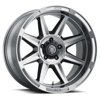 Icon Bandit 20x10 6x5.5 -24mm Offset 4.5in BS Gunmetal Wheel - Mammoth Racing -